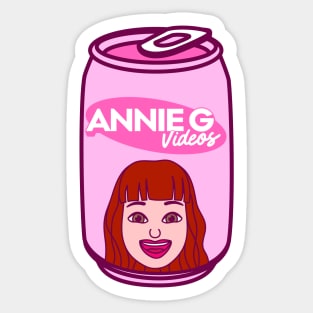 Anniegvideos Pink Soda Sticker